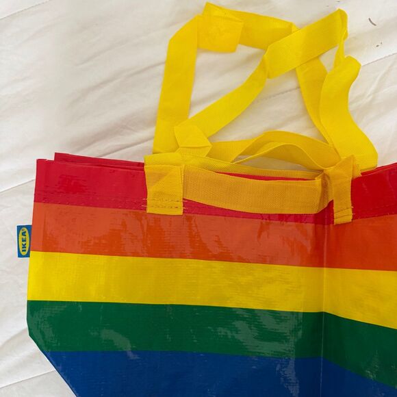 NEW IKEA STORSTOMMA TOTES , pride, rainbow - Picture 4 of 4